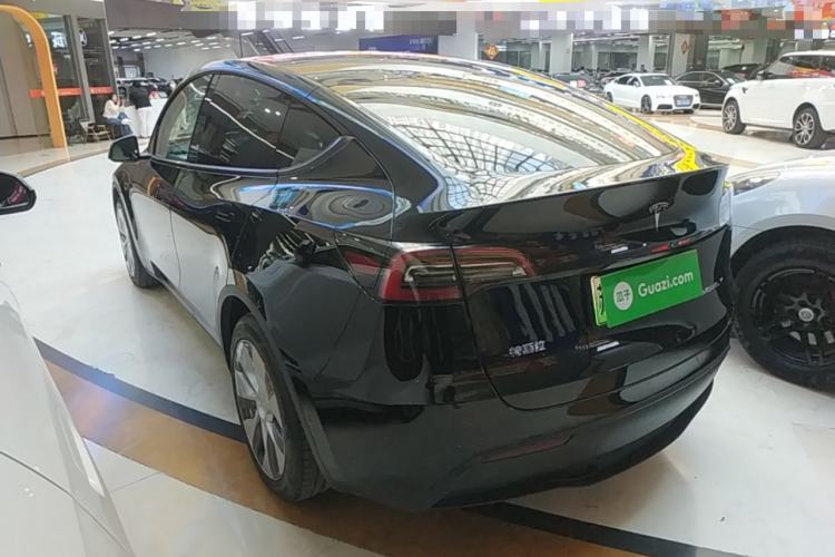 Used Tesla Model Y 2021 Standard Range Rear-Wheel Drive Version Rear Left 45 Deg