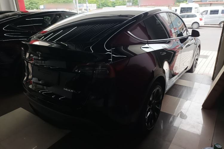 Used Tesla Model Y 2021 Standard Range Rear-Wheel Drive Version Rear Right 45 Deg