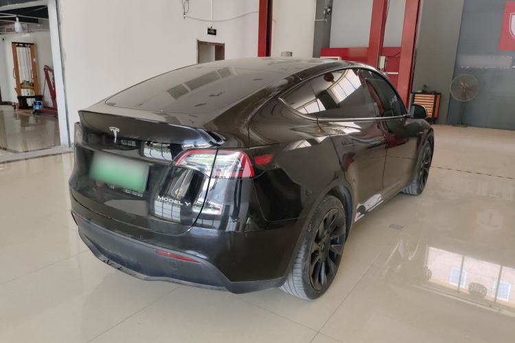 Used Tesla Model Y 2021 Long-Range All-Wheel-Drive Version 3D7 Rear Right 45 Deg