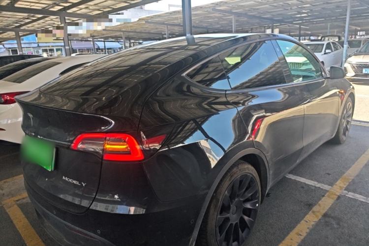 Used Tesla Model Y 2021 Standard Range Rear-Wheel Drive Version Rear Right 45 Deg