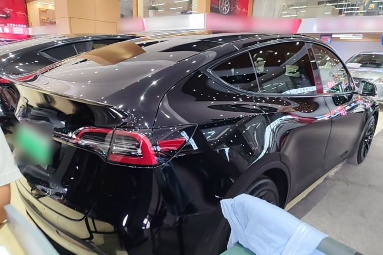 Used Tesla Model Y 2021 Standard Range Rear-Wheel Drive Version Rear Right 45 Deg