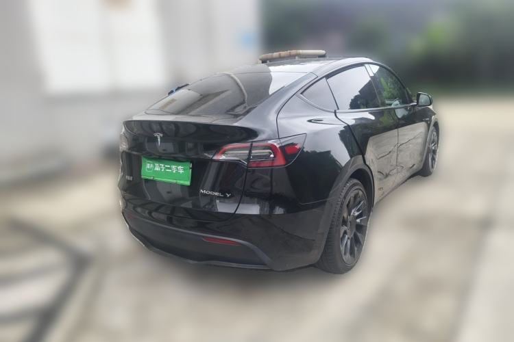 Used Tesla Model Y 2021 Standard Range Rear-Wheel Drive Version Rear Right 45 Deg
