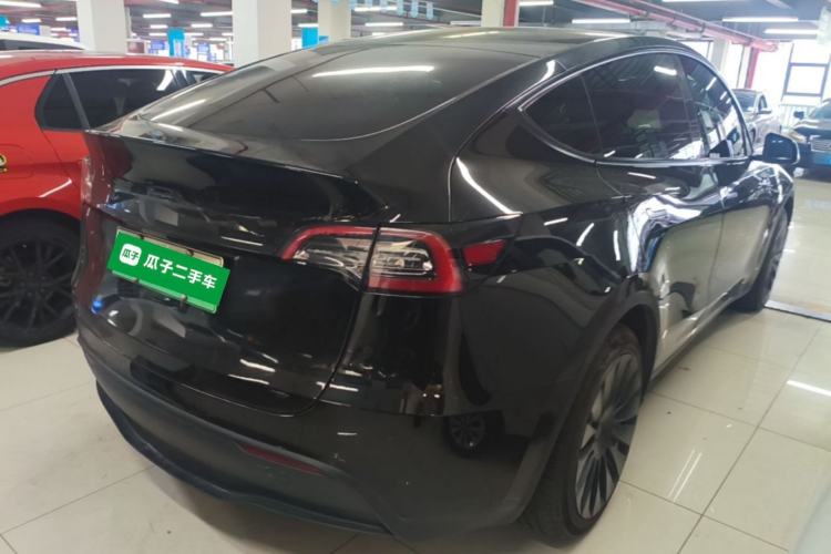Used Tesla Model Y 2021 Standard Range Rear-Wheel Drive Version Rear Right 45 Deg