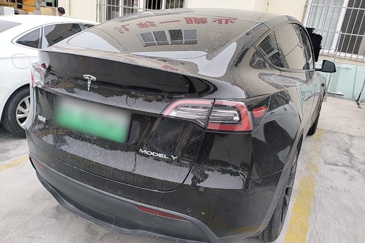 Used Tesla Model Y 2021 Standard Range Rear-Wheel Drive Version Rear Right 45 Deg