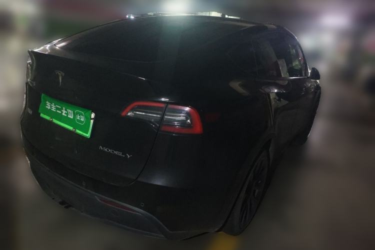 Used Tesla Model Y 2021 Standard Range Rear-Wheel Drive Version Rear Right 45 Deg