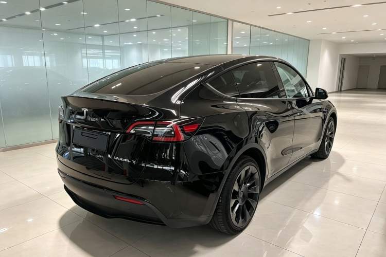 Used Tesla Model Y 2021 Standard Range Rear-Wheel Drive Version Rear Right 45 Deg
