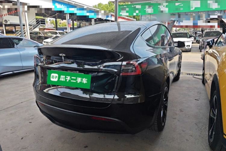Used Tesla Model Y 2021 Standard Range Rear-Wheel Drive Version Rear Right 45 Deg