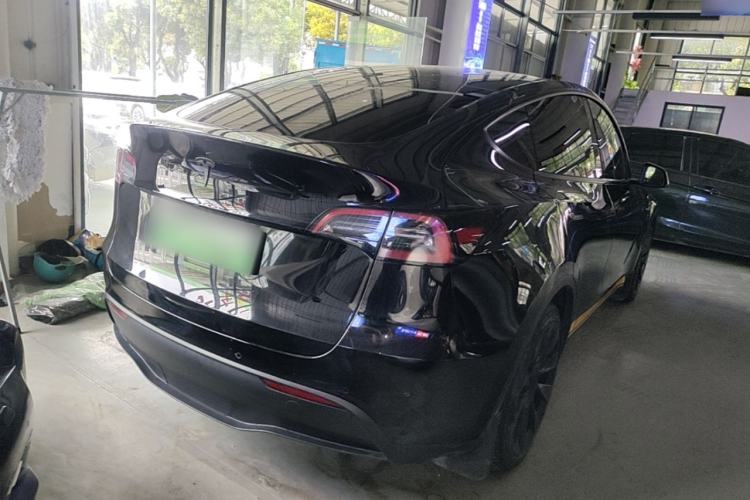 Used Tesla Model Y 2021 Standard Range Rear-Wheel Drive Version Rear Right 45 Deg