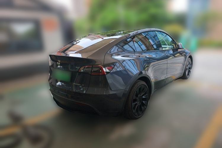 Used Tesla Model Y 2021 Long-Range All-Wheel-Drive Version 3D7 Rear Right 45 Deg