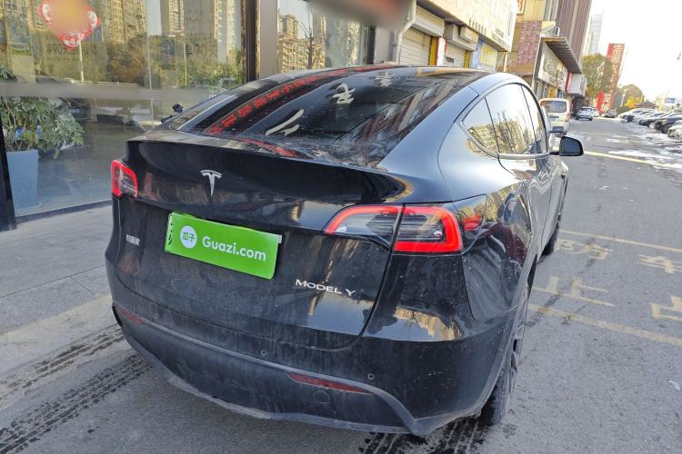 Used Tesla Model Y 2021 Long-Range All-Wheel-Drive Version Rear Right 45 Deg