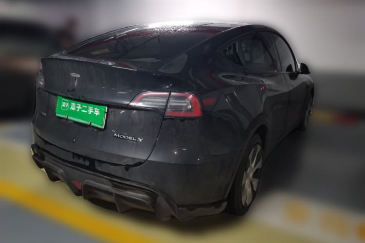 Used Tesla Model Y 2021 Standard Range Rear-Wheel Drive Version Rear Right 45 Deg