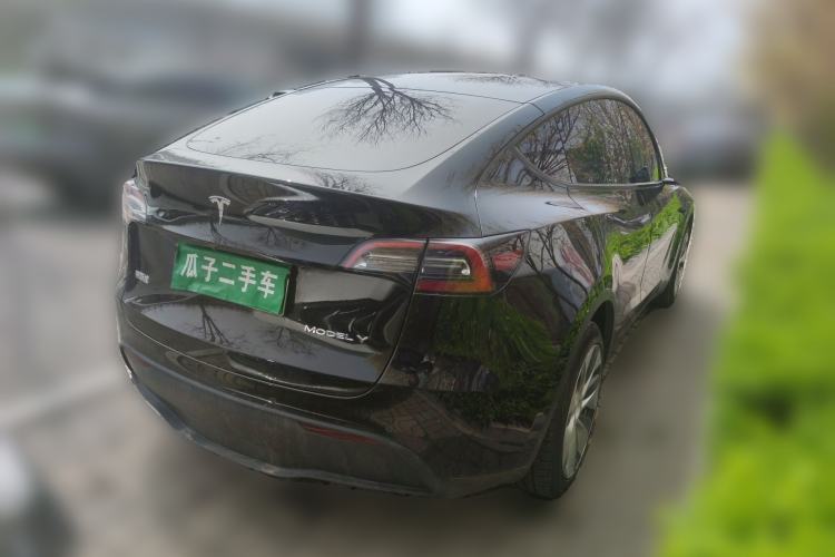 Used Tesla Model Y 2021 Long-Range All-Wheel-Drive Version 3D7 Rear Right 45 Deg