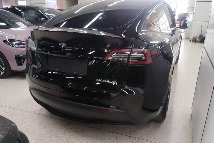 Used Tesla Model Y 2021 Standard Range Rear-Wheel Drive Version Rear Right 45 Deg