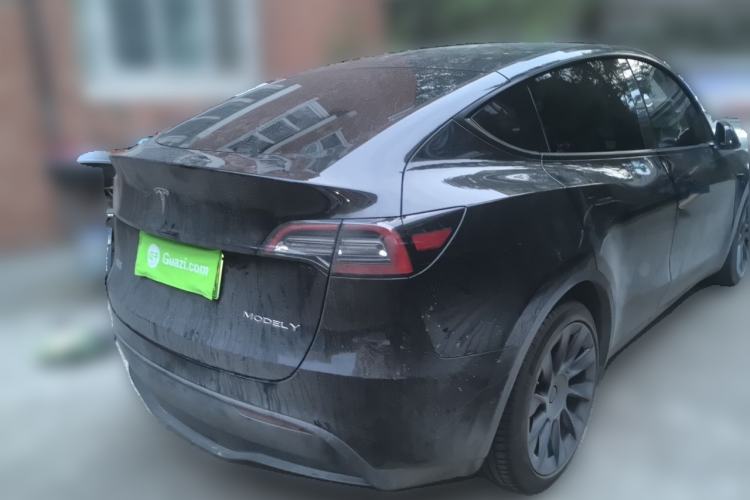 Used Tesla Model Y 2021 Standard Range Rear-Wheel Drive Version Rear Right 45 Deg