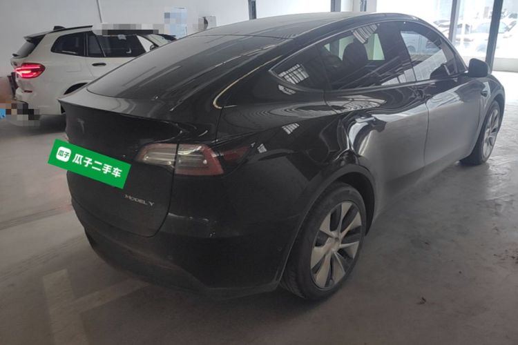 Used Tesla Model Y 2021 Standard Range Rear-Wheel Drive Version Rear Right 45 Deg