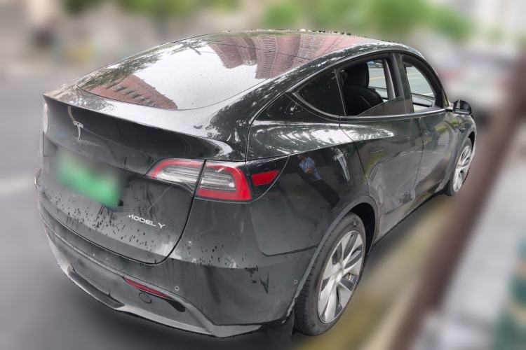 Used Tesla Model Y 2021 Standard Range Rear-Wheel Drive Version Rear Right 45 Deg