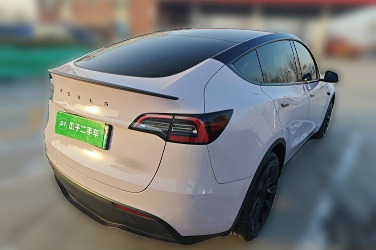 Used Tesla Model Y 2021 Long-Range All-Wheel-Drive Version 3D7 Rear Right 45 Deg