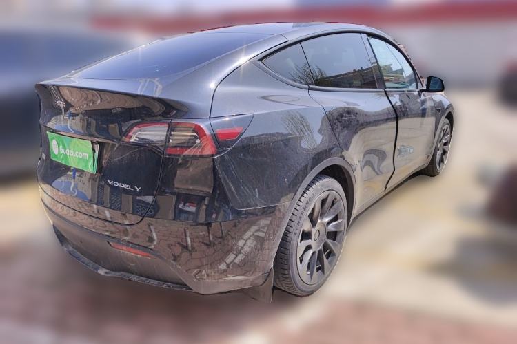 Used Tesla Model Y 2021 Standard Range Rear-Wheel Drive Version Rear Right 45 Deg