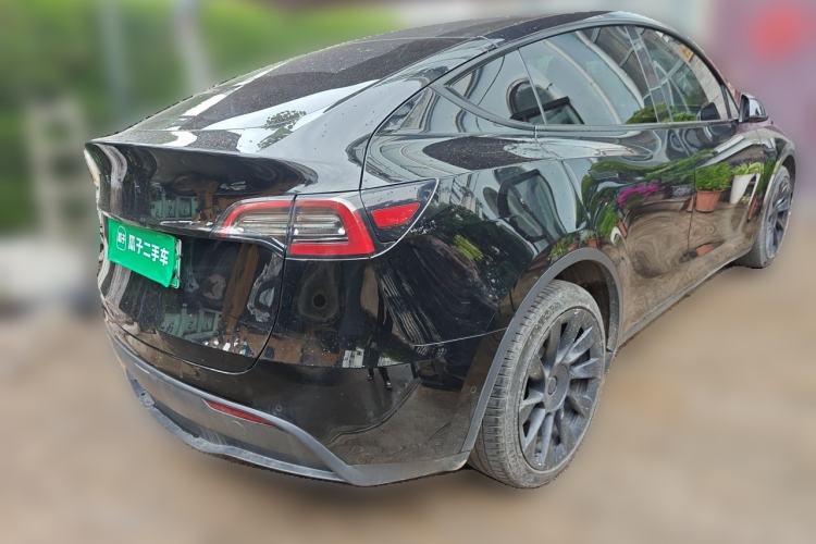 Used Tesla Model Y 2021 Long-Range All-Wheel-Drive Version 3D7 Rear Right 45 Deg