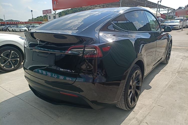Used Tesla Model Y 2021 Standard Range Rear-Wheel Drive Version Rear Right 45 Deg