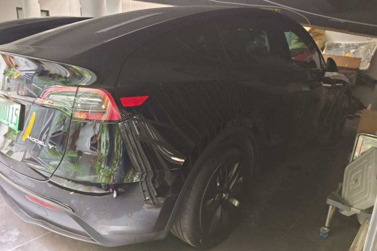 Used Tesla Model Y 2021 Standard Range Rear-Wheel Drive Version Rear Right 45 Deg
