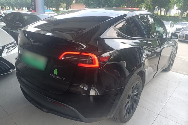 Used Tesla Model Y 2021 Standard Range Rear-Wheel Drive Version Rear Right 45 Deg
