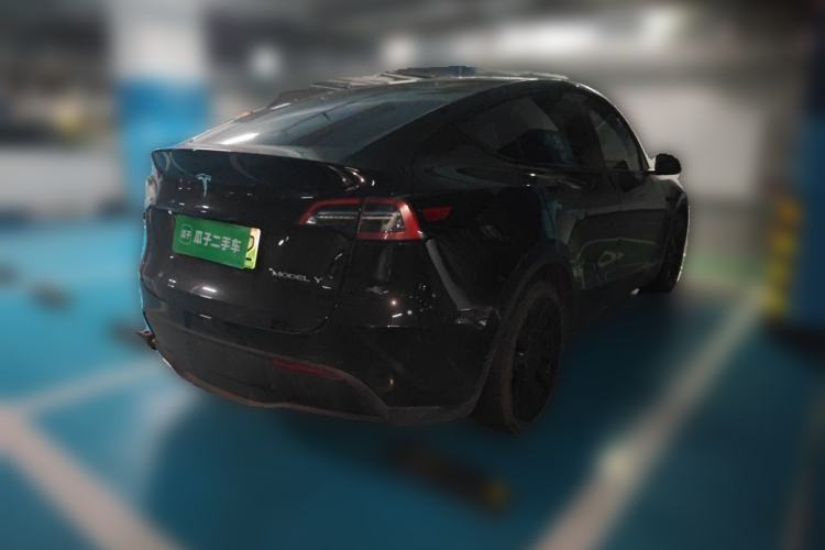 Used Tesla Model Y 2021 Standard Range Rear-Wheel Drive Version Rear Right 45 Deg