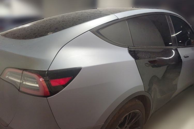 Used Tesla Model Y 2021 Standard Range Rear-Wheel Drive Version Rear Right 45 Deg