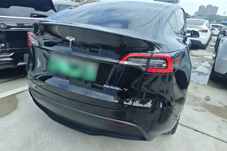 Used Tesla Model Y 2021 Long-Range All-Wheel-Drive Version 3D7 Rear Right 45 Deg