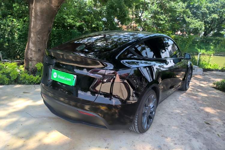 Used Tesla Model Y 2021 Performance High-Performance All-Wheel-Drive Version Rear Right 45 Deg
