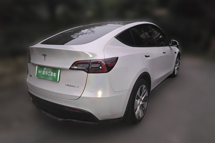 Used Tesla Model Y 2021 Standard Range Rear-Wheel Drive Version Rear Right 45 Deg
