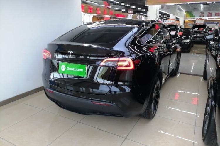 Used Tesla Model Y 2021 Long-Range All-Wheel-Drive Version 3D7 Rear Right 45 Deg