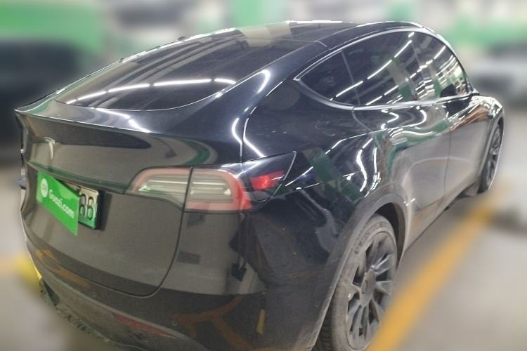 Used Tesla Model Y 2021 Standard Range Rear-Wheel Drive Version Rear Right 45 Deg