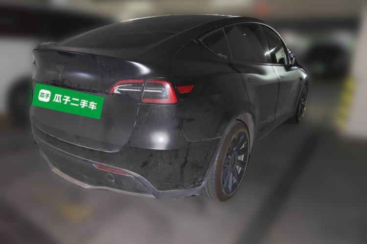 Used Tesla Model Y 2021 Long-Range All-Wheel-Drive Version 3D7 Rear Right 45 Deg