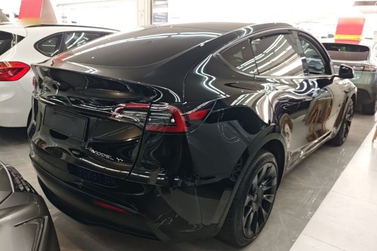 Used Tesla Model Y 2021 Standard Range Rear-Wheel Drive Version Rear Right 45 Deg