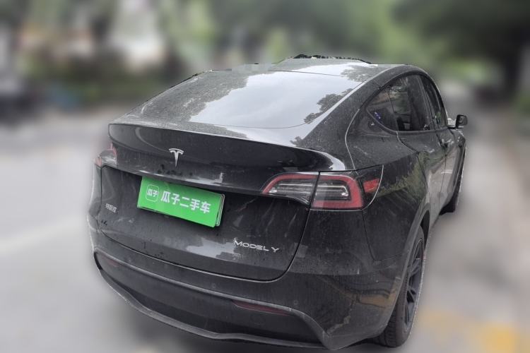 Used Tesla Model Y 2021 Long-Range All-Wheel-Drive Version Rear Right 45 Deg