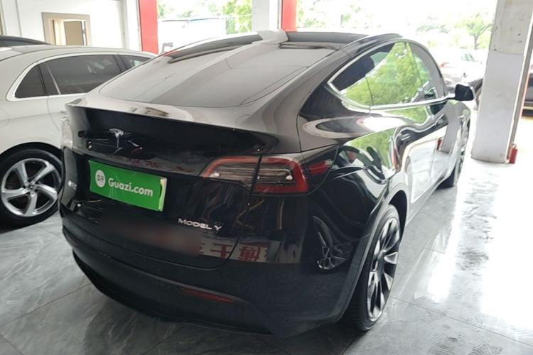 Used Tesla Model Y 2021 Long-Range All-Wheel-Drive Version 3D7 Rear Right 45 Deg