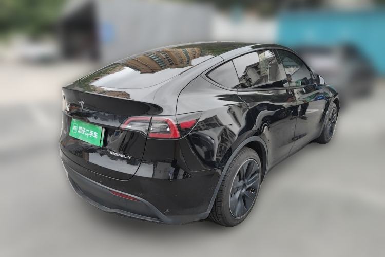 Used Tesla Model Y 2021 Standard Range Rear-Wheel Drive Version Rear Right 45 Deg