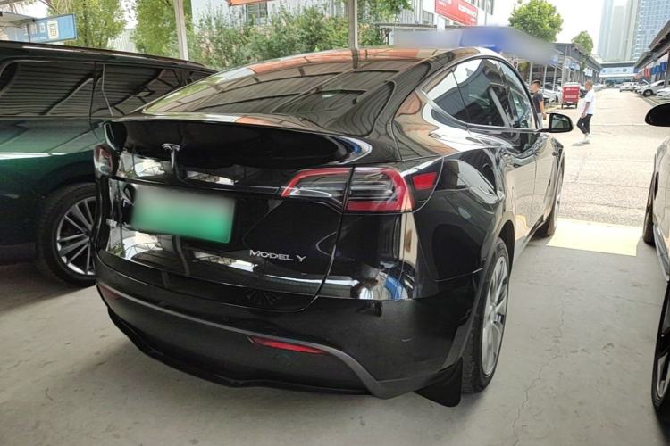 Used Tesla Model Y 2021 Standard Range Rear-Wheel Drive Version Rear Right 45 Deg