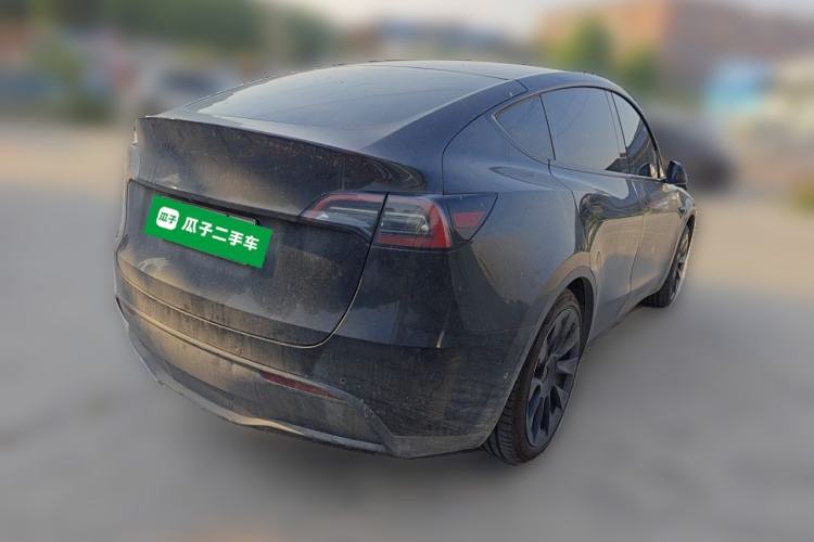 Used Tesla Model Y 2021 Standard Range Rear-Wheel Drive Version Rear Right 45 Deg