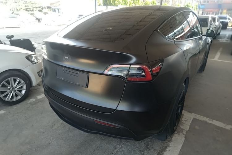 Used Tesla Model Y 2021 Standard Range Rear-Wheel Drive Version Rear Right 45 Deg