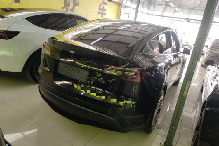 Used Tesla Model Y 2021 Standard Range Rear-Wheel Drive Version Rear Right 45 Deg