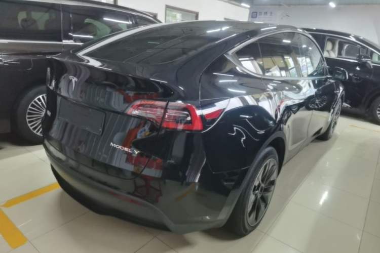 Used Tesla Model Y 2021 Long-Range All-Wheel-Drive Version Rear Right 45 Deg