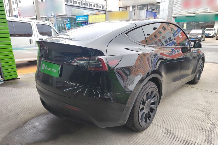Used Tesla Model Y 2021 Standard Range Rear-Wheel Drive Version Rear Right 45 Deg