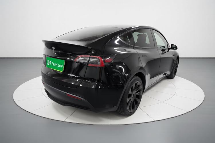 Used Tesla Model Y 2021 Long-Range All-Wheel-Drive Version 3D7 Rear Right 45 Deg