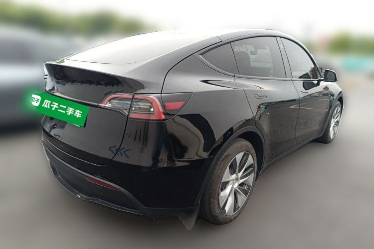 Used Tesla Model Y 2021 Standard Range Rear-Wheel Drive Version Rear Right 45 Deg