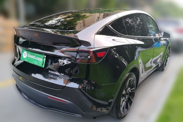 Used Tesla Model Y 2021 Long-Range All-Wheel-Drive Version 3D7 Rear Right 45 Deg