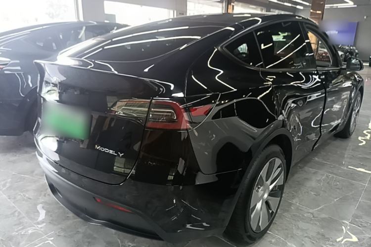 Used Tesla Model Y 2021 Standard Range Rear-Wheel Drive Version Rear Right 45 Deg