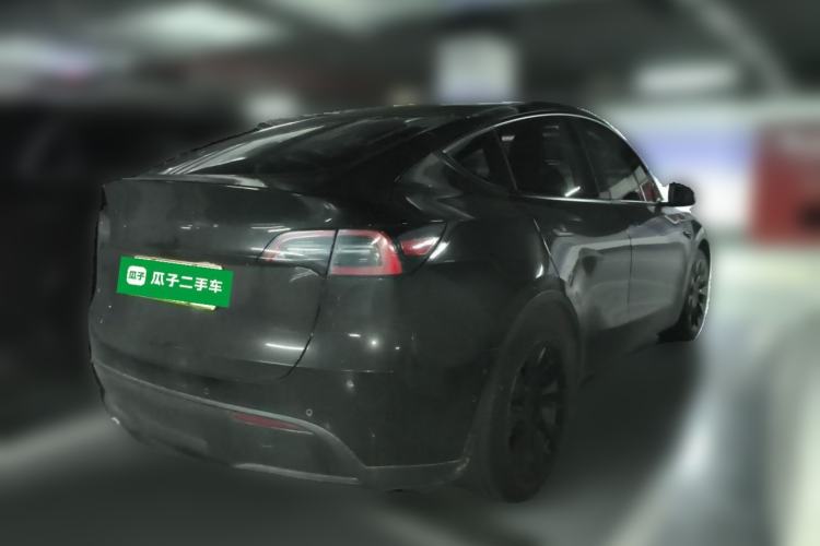 Used Tesla Model Y 2021 Standard Range Rear-Wheel Drive Version Rear Right 45 Deg