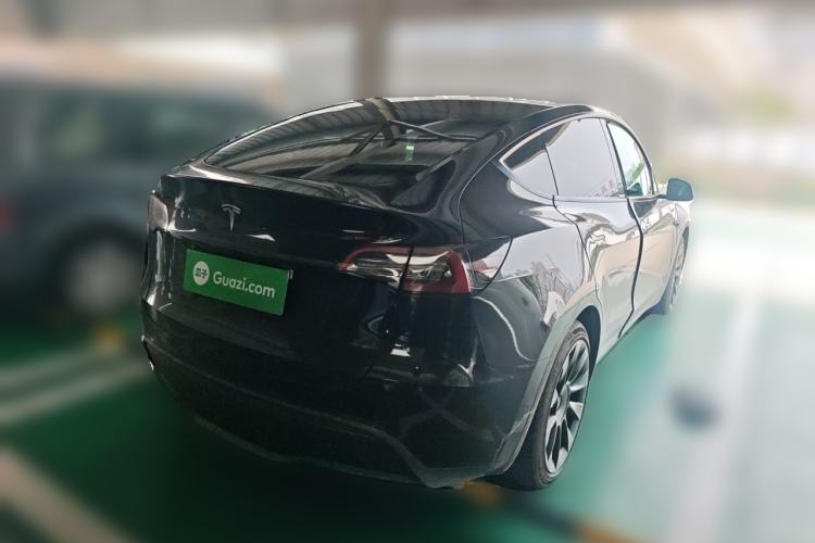Used Tesla Model Y 2021 Standard Range Rear-Wheel Drive Version Rear Right 45 Deg